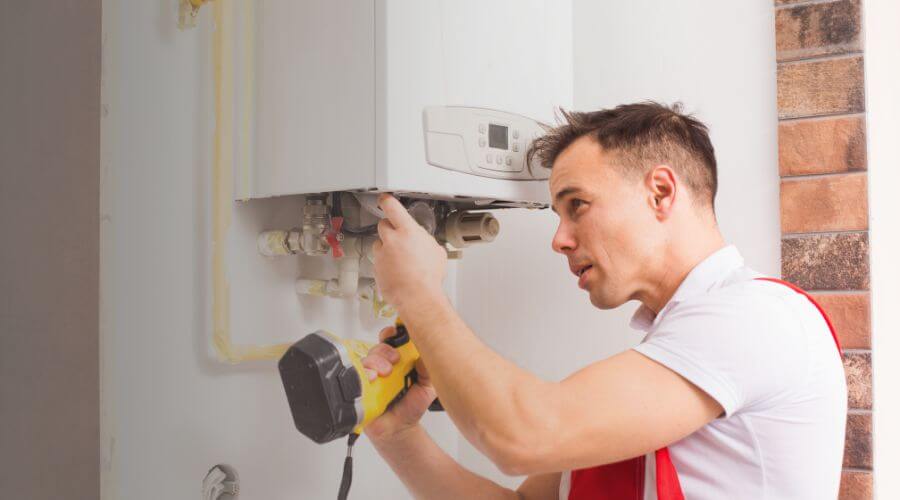 Local tankless water heater installation in Winchester, MA